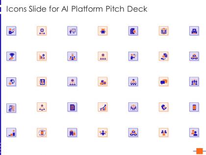 Icons slide for ai platform pitch deck