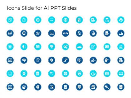 Icons slide for ai ppt slides