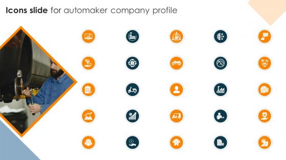 Icons Slide For Automaker Company Profile Ppt Presentation