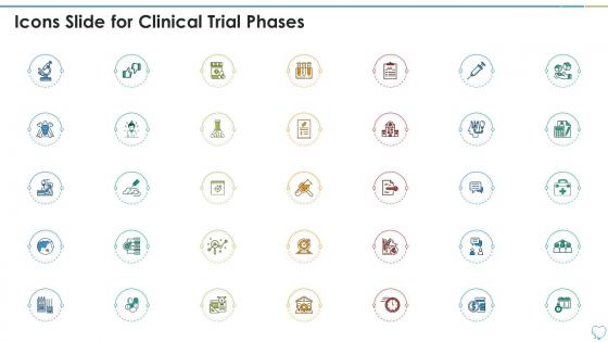 Icons Slide For Clinical Trial Phases