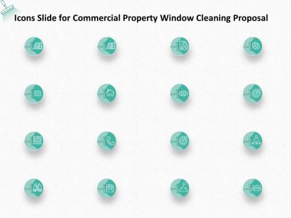 Icons slide for commercial property window cleaning proposal ppt powerpoint presentation