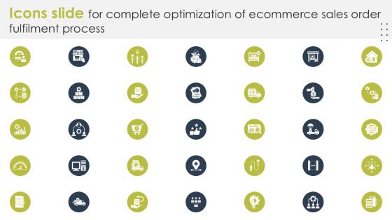 Icons Slide For Complete Optimization Of Ecommerce Sales Ppt Example