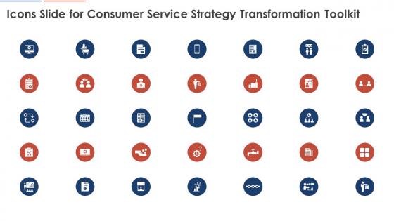 Icons Slide For Consumer Service Strategy Transformation Toolkit Ppt File Background Designs