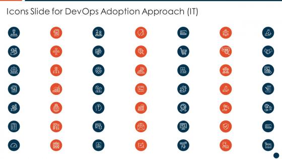 Icons Slide For Devops Adoption Approach IT Ppt Gallery Mockup