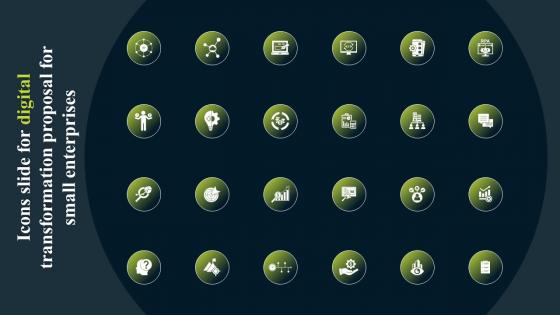 Icons Slide For Digital Transformation Proposal For Small Enterprises Ppt Download