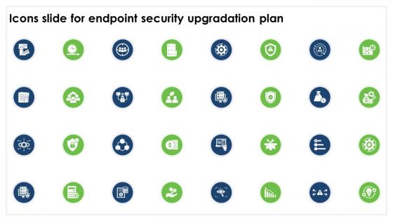 Icons Slide For Endpoint Security Upgradation Plan