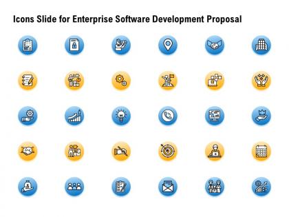 Icons slide for enterprise software development proposal ppt powerpoint presentation examples