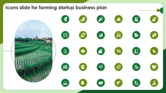 Icons Slide For Farming Startup Business Plan Ppt Powerpoint BP SS