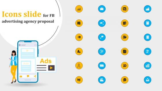 Icons Slide For FB Advertising Agency Proposal Ppt Powerpoint Presentation File Visuals