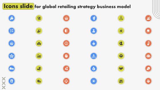 Icons Slide For Global Retailing Strategy Business Model Ppt Template BMC V