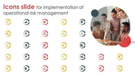 Icons Slide For Implementation Of Operational Risk Management Ppt Example