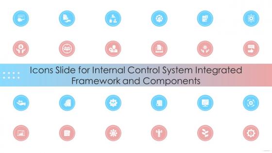 Icons Slide For Internal Control System Integrated Framework And Components