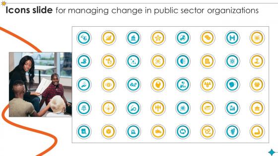 Icons Slide For Managing Change In Public Sector Organizations CM SS