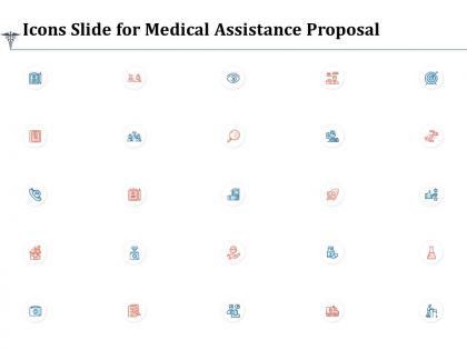 Icons slide for medical assistance proposal ppt powerpoint presentation styles microsoft