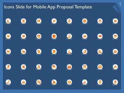 Icons slide for mobile app proposal template ppt powerpoint presentation gallery outline