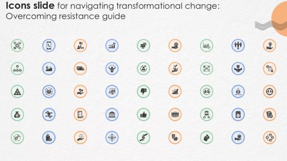 Icons Slide For Navigating Transformational Change Overcoming Ppt Template CM SS V