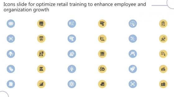 Icons Slide For Optimize Retail Training To Enhance Employee Ppt Presentation DTE SS V