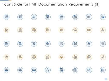 Icons slide for pmp documentation requirements it ppt powerpoint presentation file