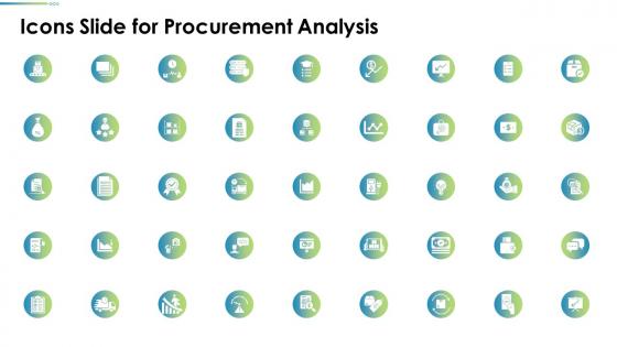 Icons Slide For Procurement Analysis Ppt Slides