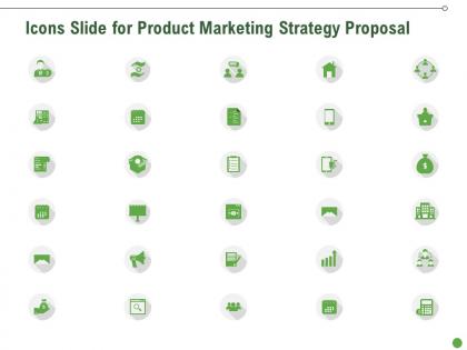 Icons slide for product marketing strategy proposal ppt powerpoint presentation slides themes