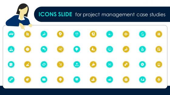 Icons Slide For Project Management Case Studies PM SS