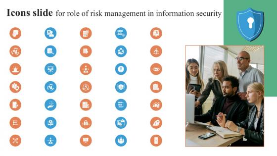 Icons Slide For Role Of Risk Management In Information Security PPT Slide Risk SS