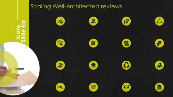 Icons Slide For Scaling Well Architected Reviews Ppt Icon Graphics Tutorials