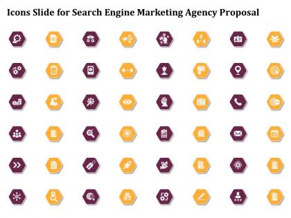 Icons slide for search engine marketing agency proposal ppt file aids