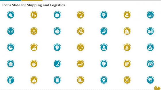 Icons Slide For Shipping And Logistics Ppt Powerpoint Presentation Diagram Graph Charts