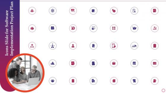 Icons Slide For Software Implementation Project Plan