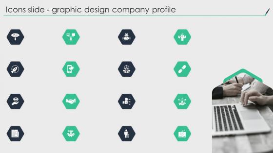 Icons Slide Graphic Design Company Profile Ppt Powerpoint Presentation File Layouts