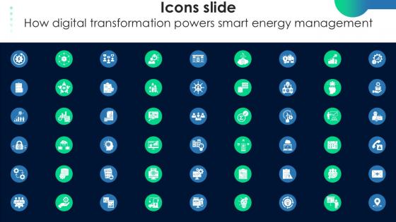 Icons Slide How Digital Transformation Powers Smart Energy Management Ppt Example