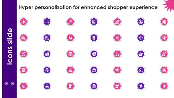 Icons Slide Hyper Personalization For Enhanced Shopper Experience Ppt Slide