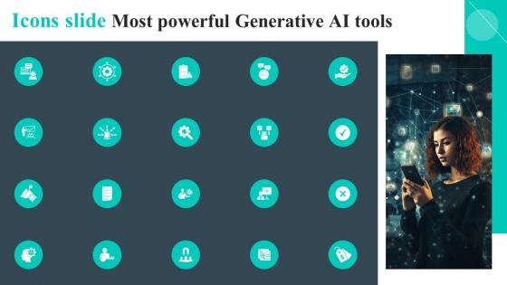 Icons Slide Most Powerful Generative AI Tools AI SS V