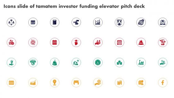 Icons Slide Of Tamatem Investor Funding Elevator Pitch Deck