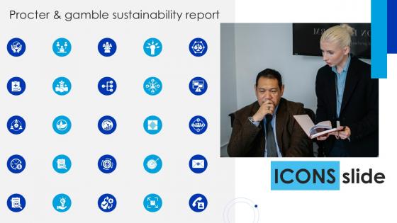 Icons Slide Procter And Gamble Sustainability Report Ppt Presentation CSR SS