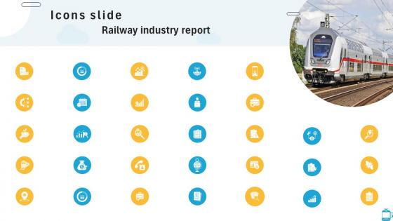 Icons Slide Railway Industry Report IR SS