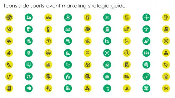 Icons Slide Sports Event Marketing Strategic Guide Strategy SS V