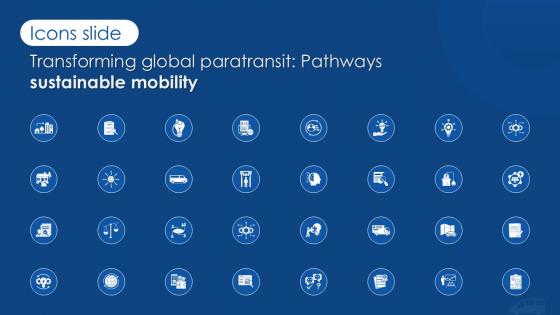 Icons Slide Transforming Global Paratransit Pathways Sustainable Mobility PPT Example