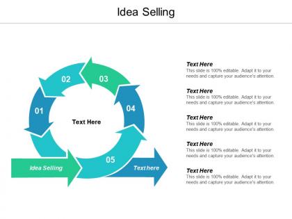 Idea selling ppt powerpoint presentation icon information cpb