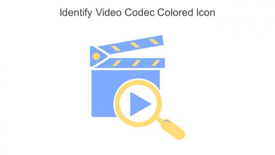 Identify Video Codec Colored Icon In Powerpoint Pptx Png And Editable Eps Format