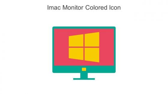 Imac Monitor Colored Icon In Powerpoint Pptx Png And Editable Eps Format
