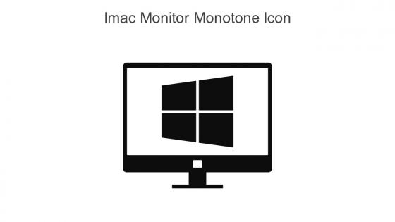 Imac Monitor Monotone Icon In Powerpoint Pptx Png And Editable Eps Format