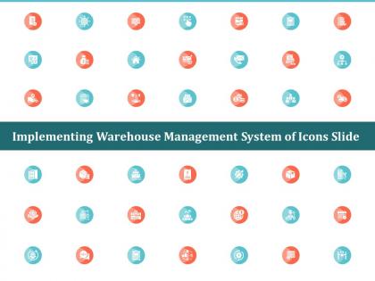 Implementing warehouse management system of icons slide ppt rules