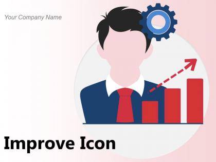 Improve Icon Analytics Graph Business Increase Performance Growth Evaluation Gears
