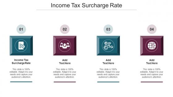 Income Tax Surcharge Rate Ppt Powerpoint Presentation Icon Ideas Cpb
