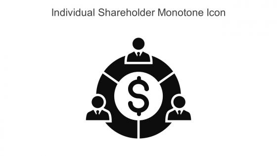 Individual Shareholder Monotone Icon In Powerpoint Pptx Png And Editable Eps Format