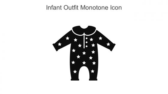 Infant Outfit Monotone Icon In Powerpoint Pptx Png And Editable Eps Format