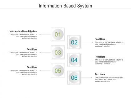 Information based system ppt powerpoint presentation infographics icon cpb