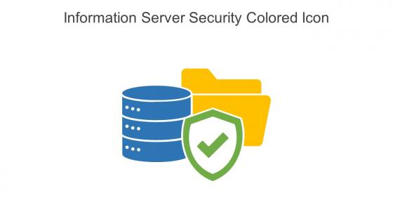 Information Server Security Colored Icon In Powerpoint Pptx Png And Editable Eps Format